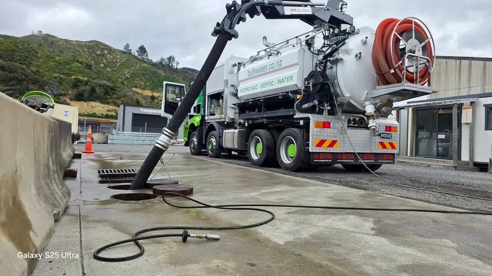 BWT Hydrovac in action